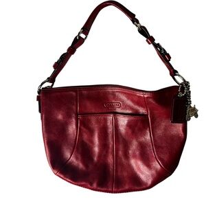 Red~Coach Purse